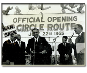 Hanson Lake Road Ribbon Cutting