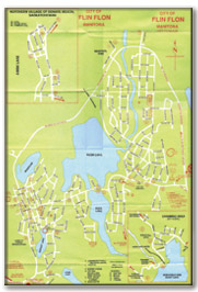 Map of Flin Flon